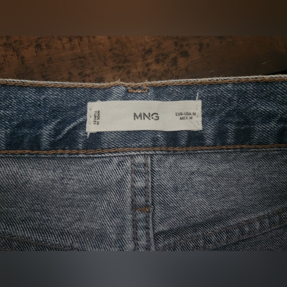 Mango Blue Maxi Pencil Skirt with Slit - Picture 7 of 10